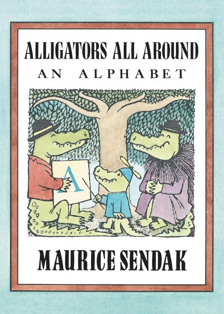 Item #17507 Alligators All Around Board Book: An Alphabet. Maurice Sendak