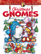 Item #16411 Creative Haven Christmas Gnomes Coloring Book (Adult Coloring Books: Christmas)....