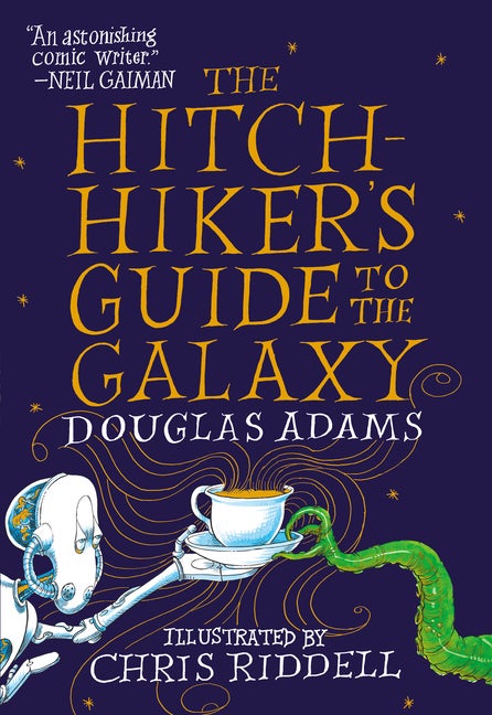 Item #765 The Hitchhiker's Guide to the Galaxy: The Illustrated Edition. Douglas Adams