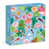Item #17499 Galison by The Koi Pond – 1000 Piece Puzzle Fun and Challenging Activity with...