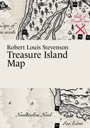 Item #17224 Robert Louis Stevenson: Treasure Island Map. Martin Thelander, Paris Grafik, Artist
