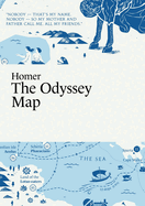 Item #17223 Homer: The Odyssey Map (Literary Maps). Martin Thelander, Paris Grafik, Artist